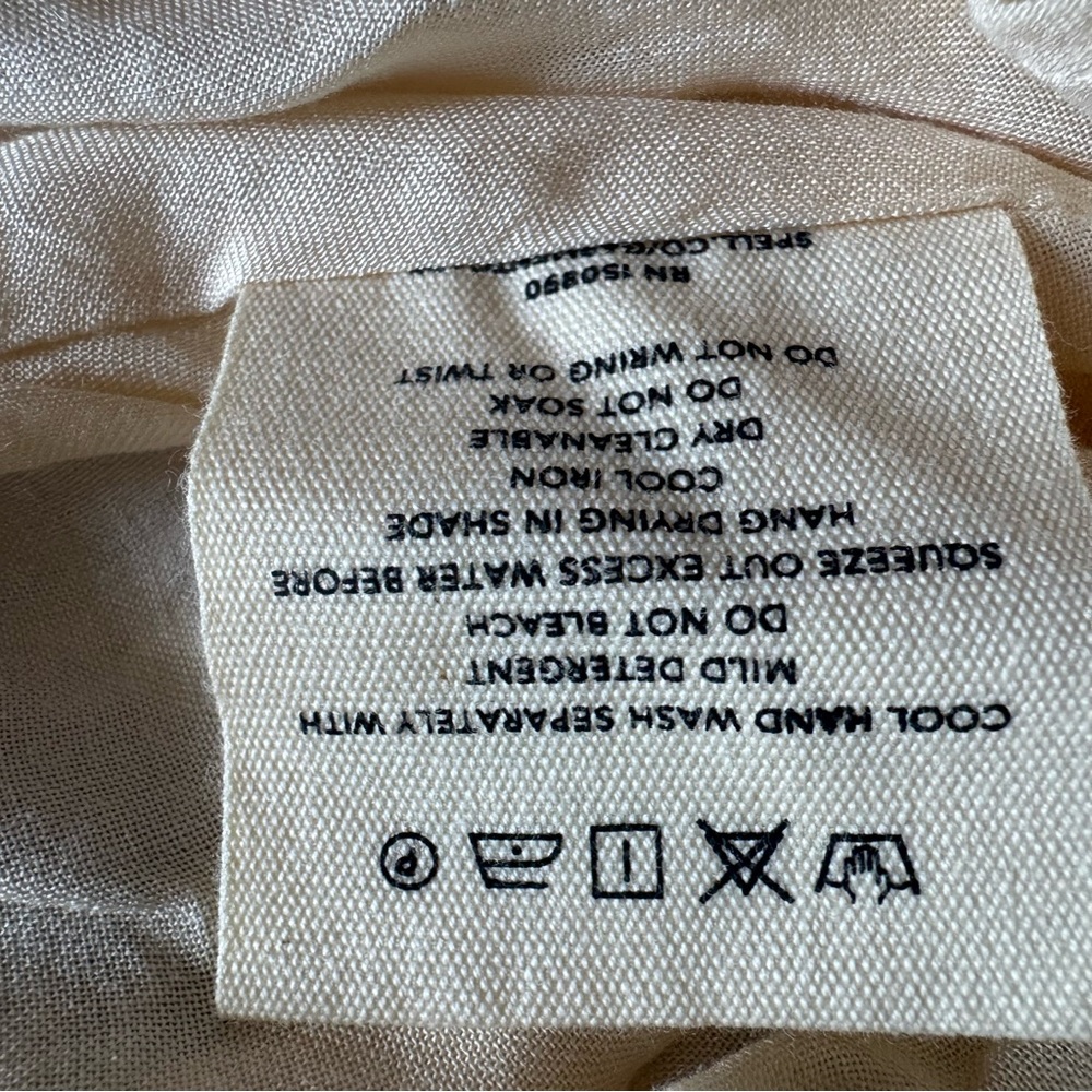 Spell And The Gypsy Collective Floral Puff  Sleeve Maxi Dress Blue Size S Boho - Picture 15 of 16